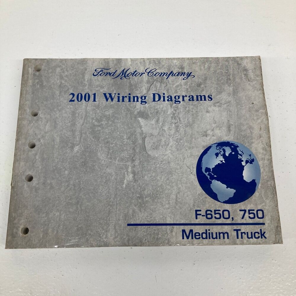 Ford F-650 F-750 Medium Truck Wiring Diagrams 2001